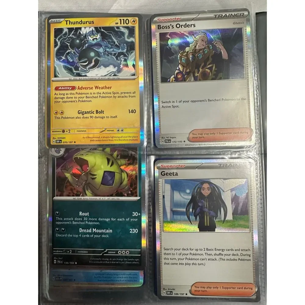 Lot of 80 holographic rare Pokemon cards.